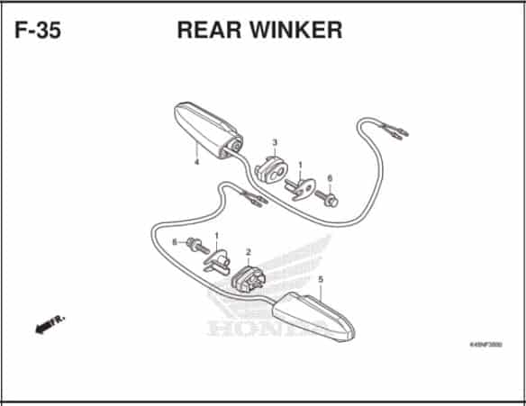 Katalog Suku Cadang Honda CBR 150R K45R