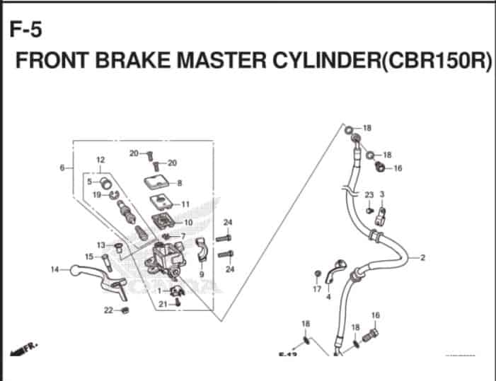Katalog Suku Cadang Honda CBR 150R K45R
