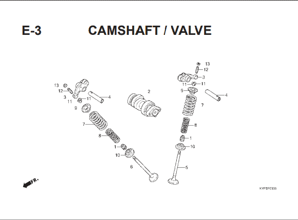 Katalog Suku Cadang Honda New Mega Pro Carbu KYE
