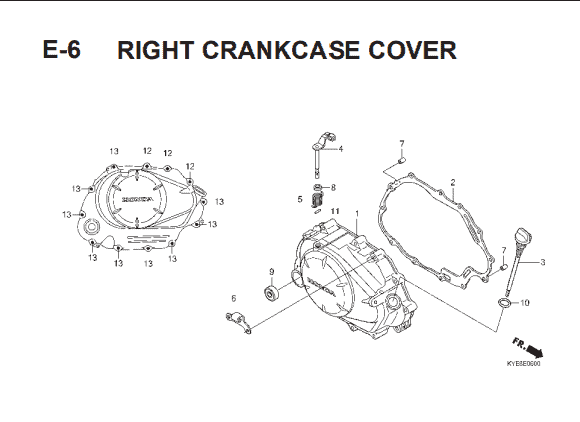 Katalog Suku Cadang Honda New Mega Pro Carbu KYE