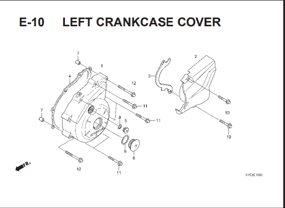Katalog Suku Cadang Honda New Mega Pro Carbu KYE