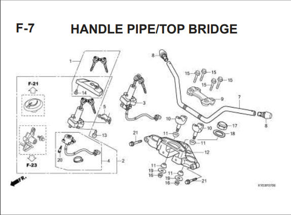Katalog Suku Cadang Honda New Mega Pro Carbu KYE