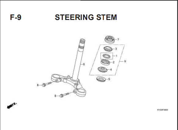 Katalog Suku Cadang Honda New Mega Pro Carbu KYE