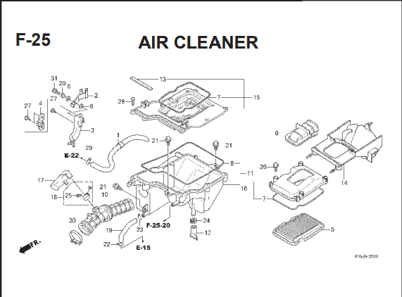 Katalog Suku Cadang Honda New Mega Pro Carbu KYE