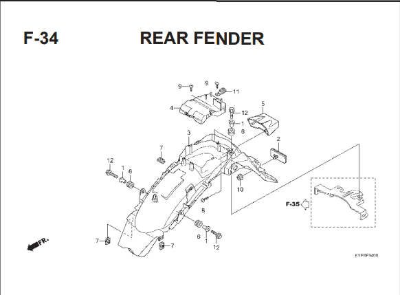 Katalog Suku Cadang Honda New Mega Pro Carbu KYE