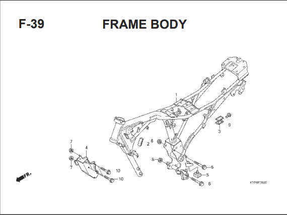 Katalog Suku Cadang Honda New Mega Pro Carbu KYE
