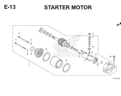 Katalog Suku Cadang Honda Mega Pro FI KYE