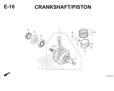 Katalog Suku Cadang Honda Mega Pro FI KYE