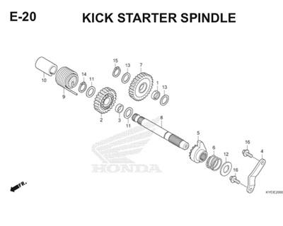 Katalog Suku Cadang Honda Mega Pro FI KYE