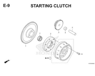 Katalog Suku Cadang Honda Mega Pro FI KYE