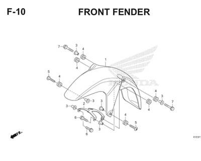 Katalog Suku Cadang Honda Mega Pro FI KYE