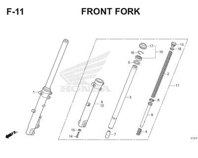 Katalog Suku Cadang Honda Mega Pro FI KYE