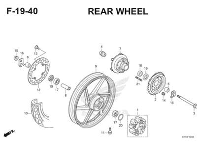 Katalog Suku Cadang Honda Mega Pro FI KYE