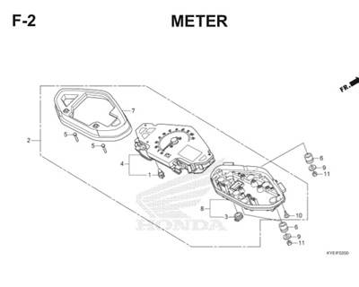 Katalog Suku Cadang Honda Mega Pro FI KYE