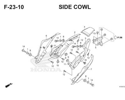 Katalog Suku Cadang Honda Mega Pro FI KYE