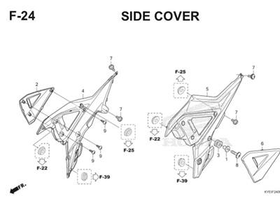 Katalog Suku Cadang Honda Mega Pro FI KYE