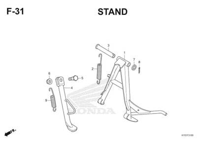 Katalog Suku Cadang Honda Mega Pro FI KYE