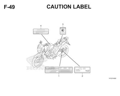 Katalog Suku Cadang Honda Mega Pro FI KYE