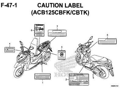 Katalog Suku Cadang Honda Vario 125 K60R
