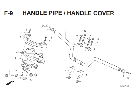 Katalog Suku Cadang Honda  PCX 125 KWN