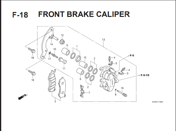 Katalog Suku Cadang Honda  PCX 125 KWN