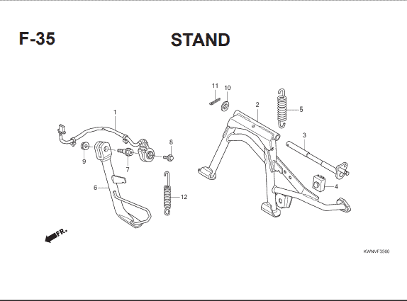 Katalog Suku Cadang Honda  PCX 125 KWN