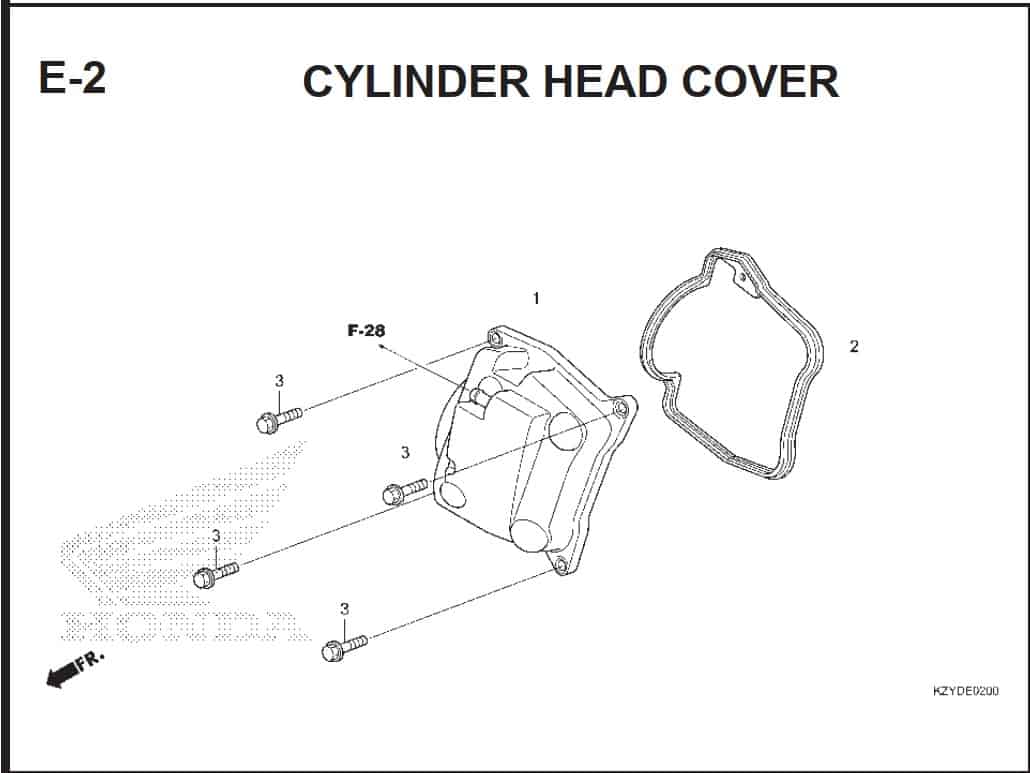 Katalog Suku Cadang Honda PCX 150 KZY