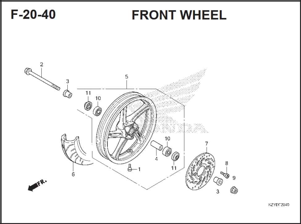 Katalog Suku Cadang Honda PCX 150 KZY