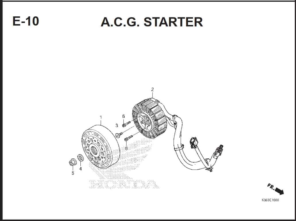 Katalog Suku Cadang Honda PCX 150 K36J