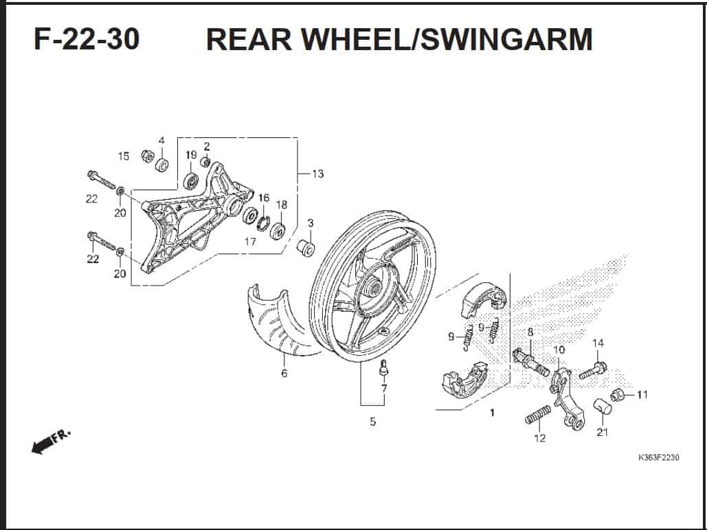 Katalog Suku Cadang Honda PCX 150 K36J