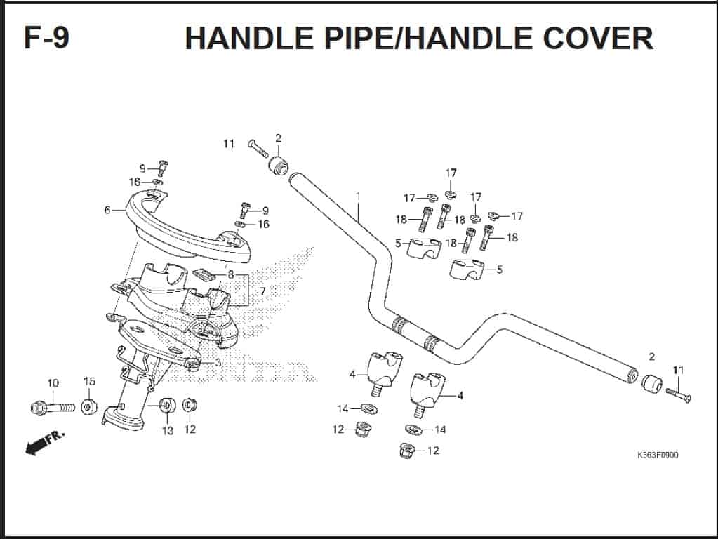 Katalog Suku Cadang Honda PCX 150 K36J