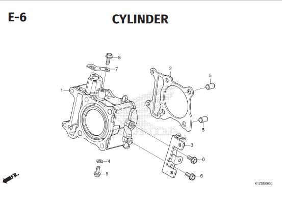 Katalog Suku Cadang Honda PCX 160 K1ZV