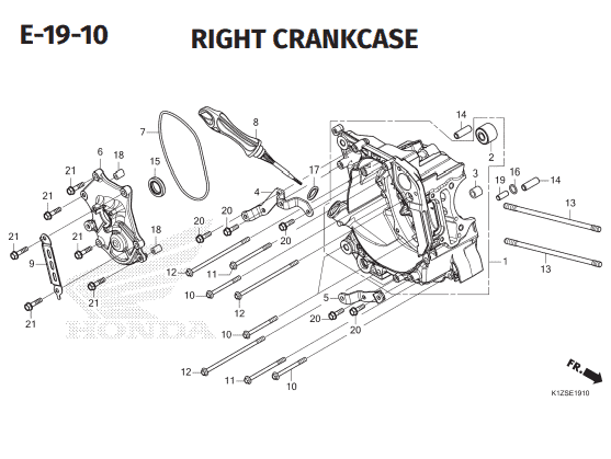 Katalog Suku Cadang Honda PCX 160 K1ZV