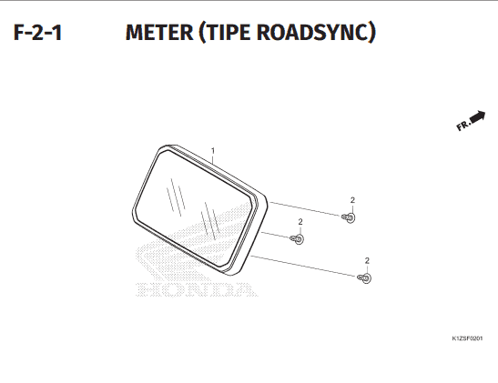 Katalog Suku Cadang Honda PCX 160 K1ZV