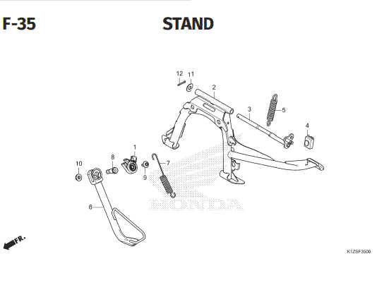 Katalog Suku Cadang Honda PCX 160 K1ZV