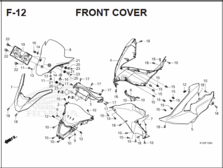 Katalog Suku Cadang Honda PCX 160