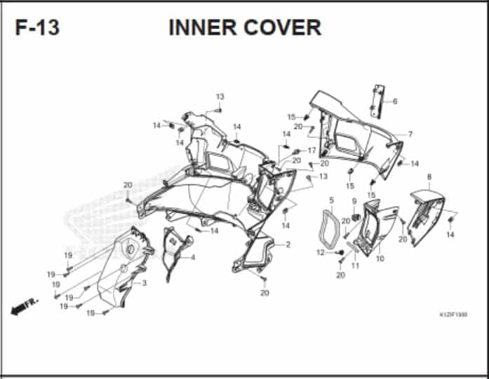 Katalog Suku Cadang Honda PCX 160