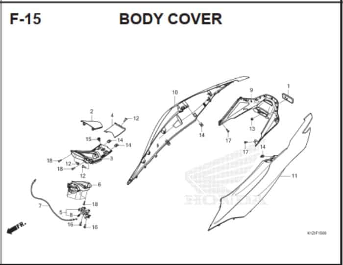 Katalog Suku Cadang Honda PCX 160