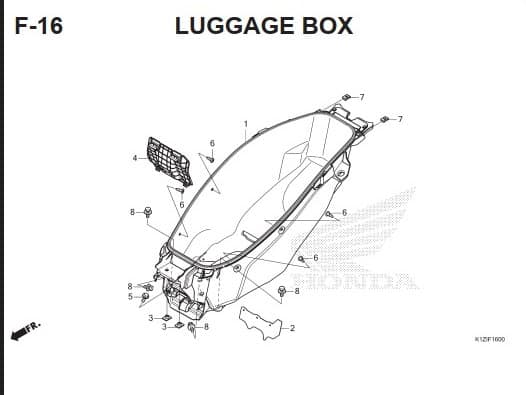 Katalog Suku Cadang Honda PCX 160