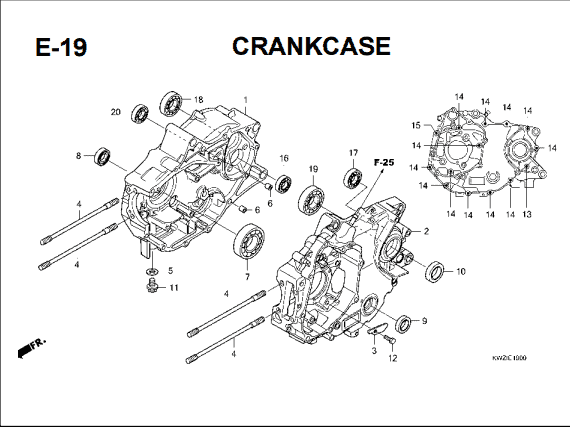Katalog Suku Cadang Honda Revo AT KWZ