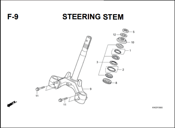 Katalog Suku Cadang Honda Revo AT KWZ