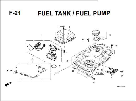 Katalog Suku Cadang Honda Revo AT KWZ
