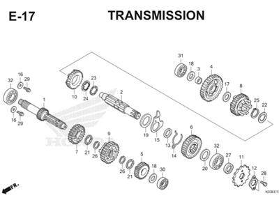 Katalog Suku Cadang Honda Revo FI K03