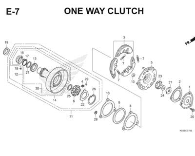 Katalog Suku Cadang Honda Revo FI K03