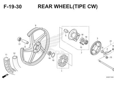 Katalog Suku Cadang Honda Revo FI K03