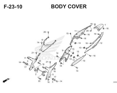 Katalog Suku Cadang Honda Revo FI K03