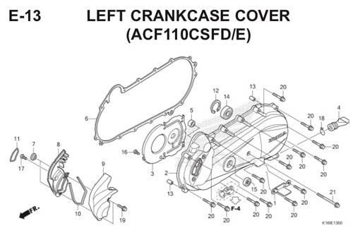 Katalog Suku Cadang Honda Scoopy eSP K16