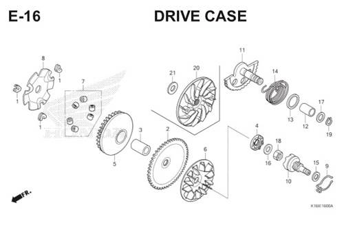 Katalog Suku Cadang Honda Scoopy eSP K16