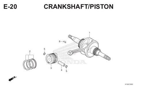Katalog Suku Cadang Honda Scoopy eSP K16