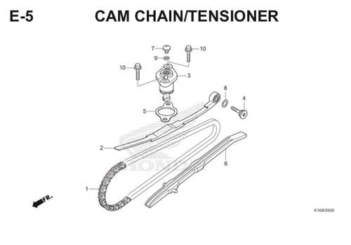 Katalog Suku Cadang Honda Scoopy eSP K16
